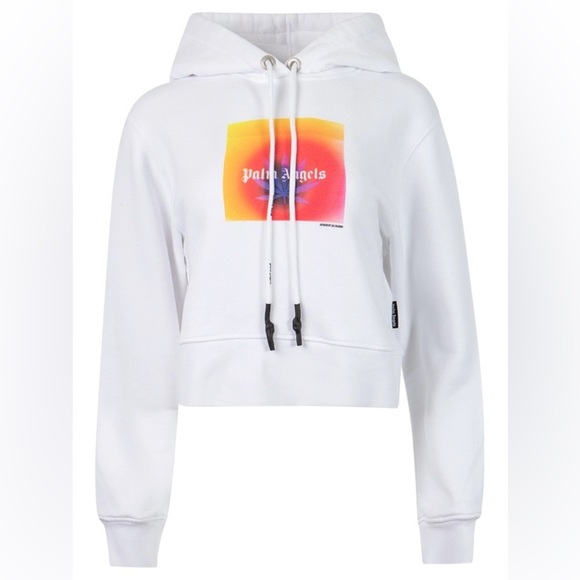 🎉Host Pick🎉 PALM ANGELS X THE WEBSTER LIMITED EDITION SQUARE LEAF HOODIE Sz M - Picture 1 of 5